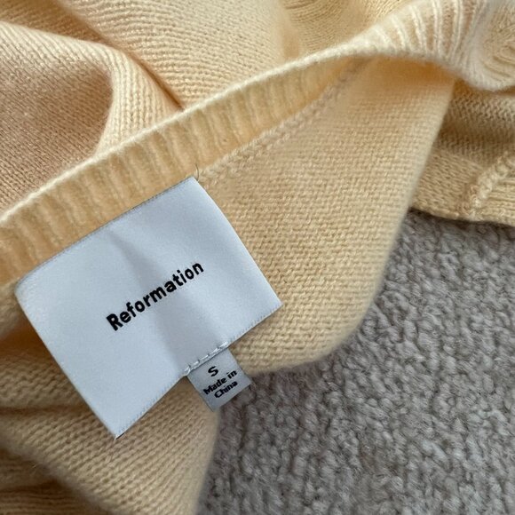 Reformation Clara Cashmere Cardigan Sweater S - Picture 2 of 8